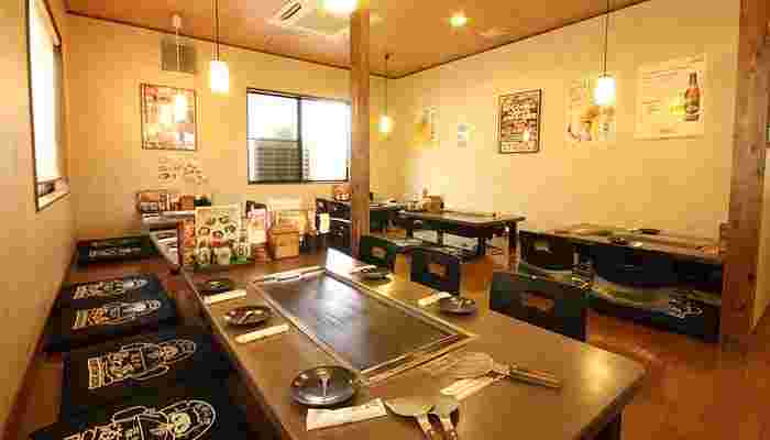 道とん堀の店内