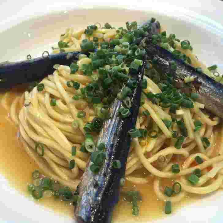 オイルサーディンのパスタ