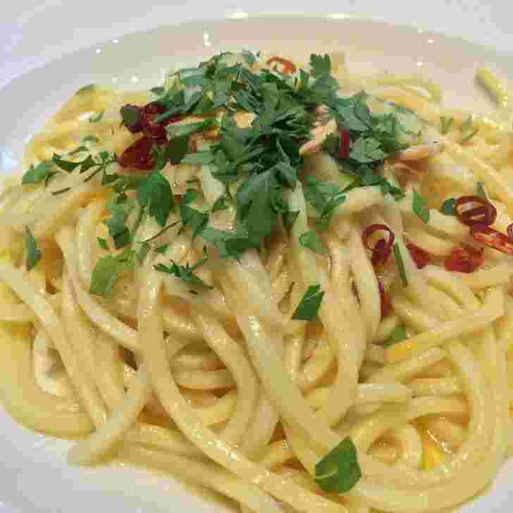 イタリアンパセリのぺペロンチーノ