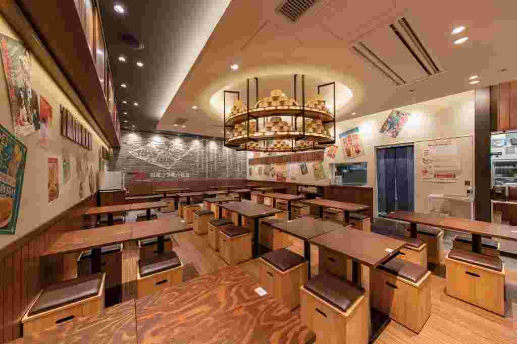 お店の中はナチュラルな空間