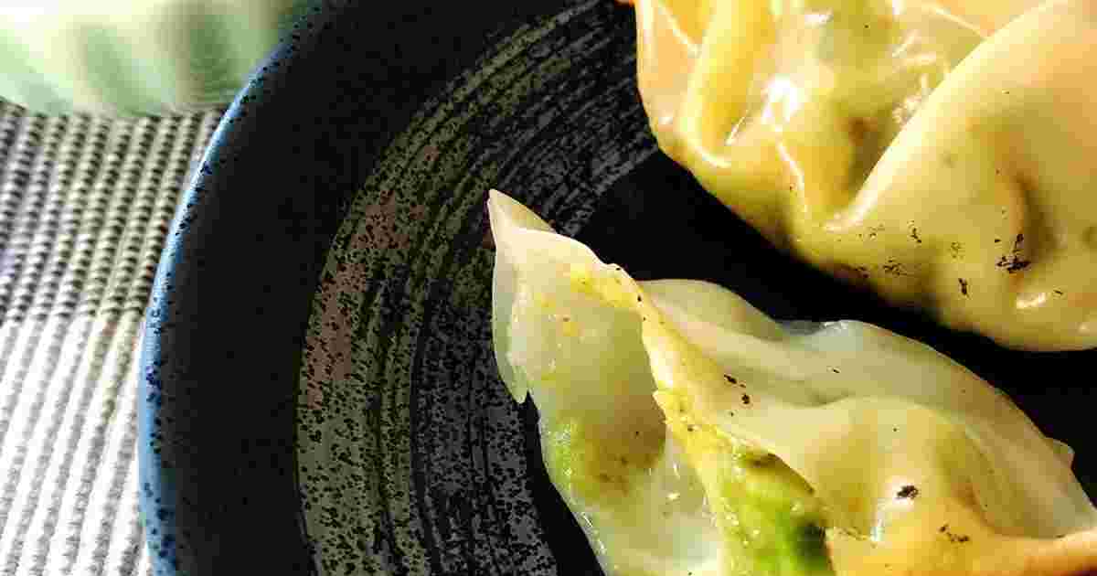 冷凍アボカドのチーズ餃子