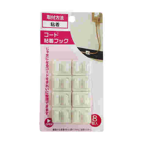 キャンドゥ「コード粘着フック」