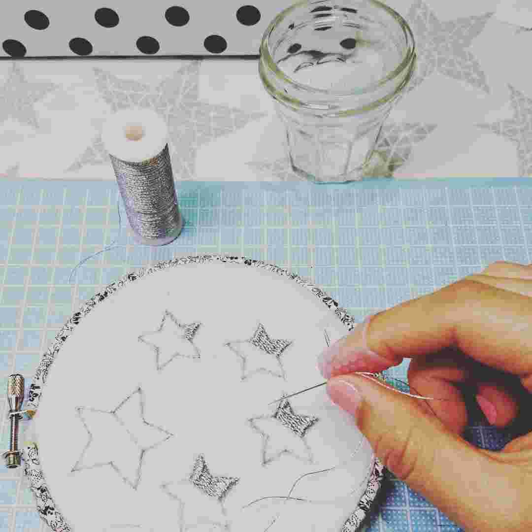 刺繍などの針仕事の指ぬきとして使う