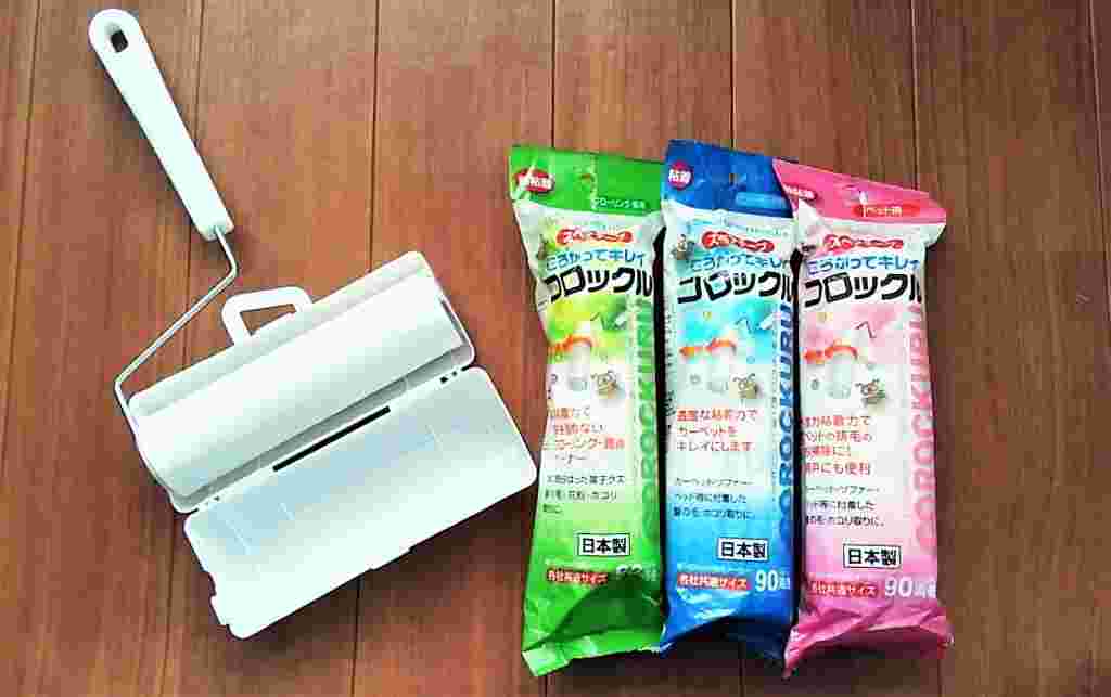 100均一のコロコロのスペアテープの様子