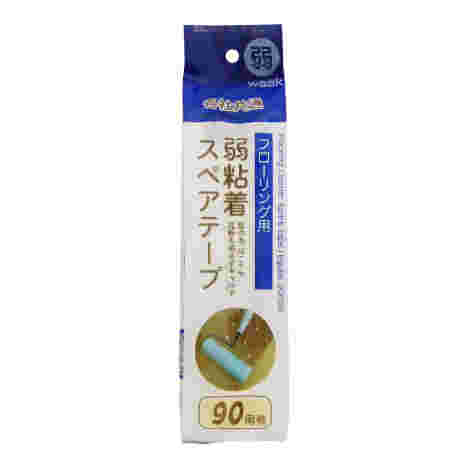 キャンドゥの弱粘着スペアシートフローリング用の様子