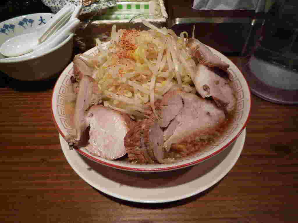 野郎ラーメンの大盛りメニュー