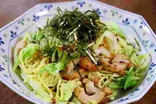 野菜多めの塩焼きそば