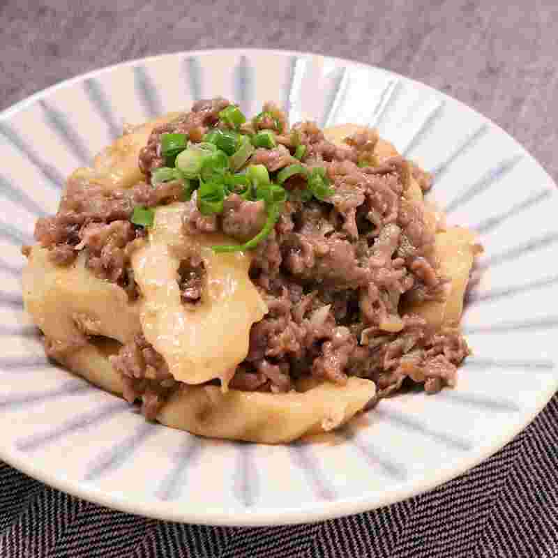 ちくわぶと牛肉のほっこり煮