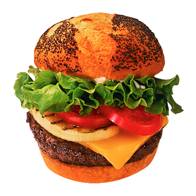クアアイナのチーズバーガー