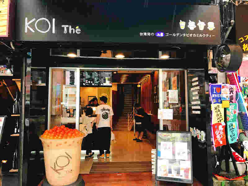 沖縄のタピオカドリンク店