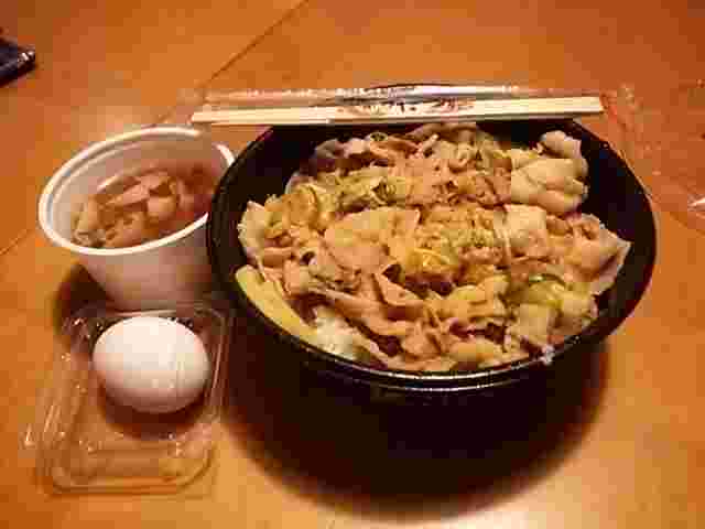 持ち帰りすた丼セット