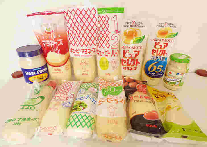 13種類のマヨネーズ