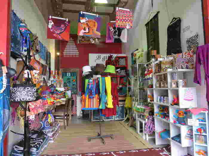 キュランダのお土産屋さんの店先