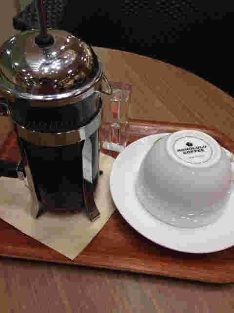 100％コナコーヒーフレンチプレス