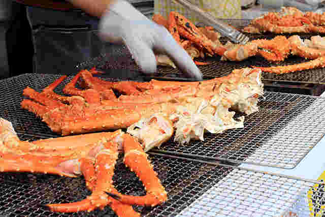 焼きタラバガニの画像