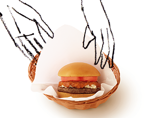 袋に入ったモスバーガー