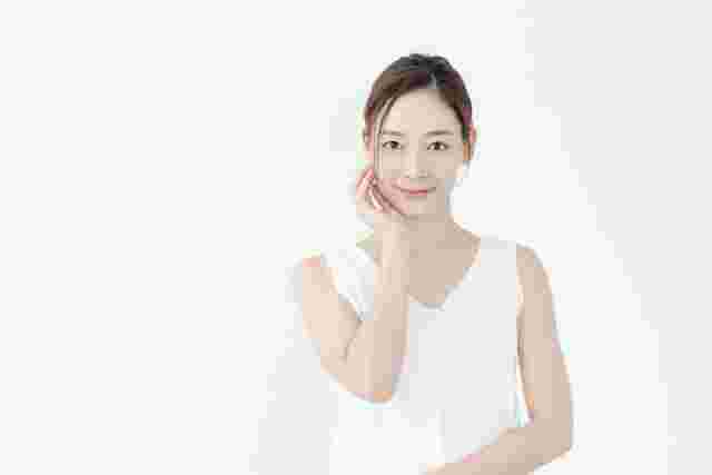 美肌の女性