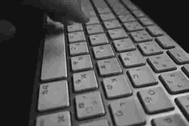 パソコンのキーボード