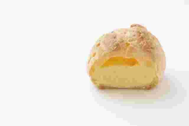 シュークリームの断面