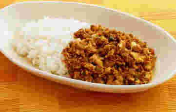 ツナと豆腐のドライカレー