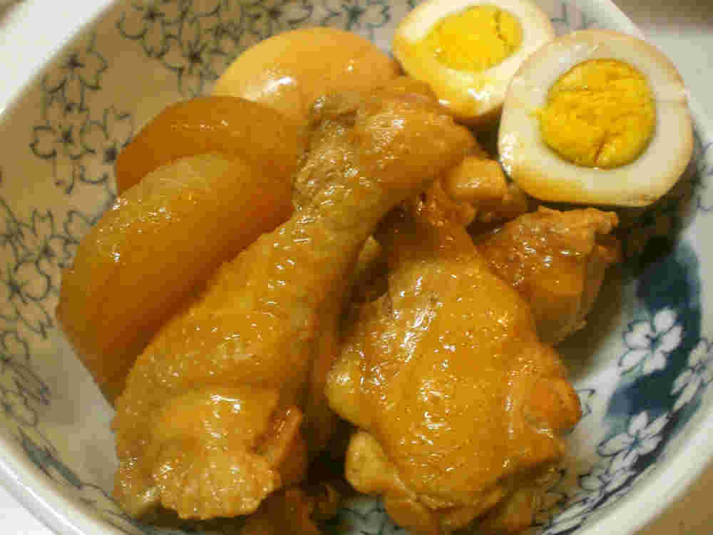 大根と鳥手羽のお酢煮画像