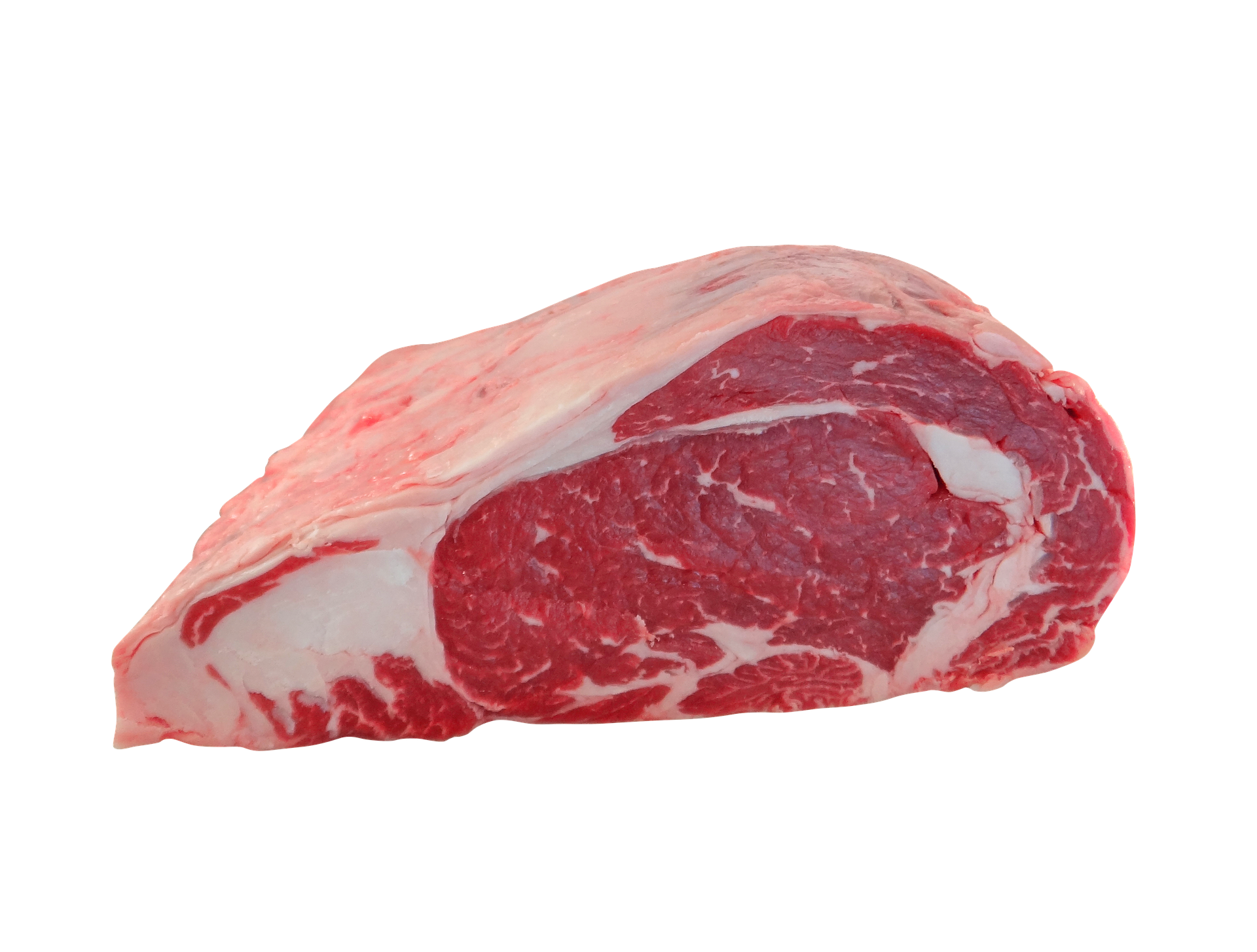 ステーキ用に加工された牛肉