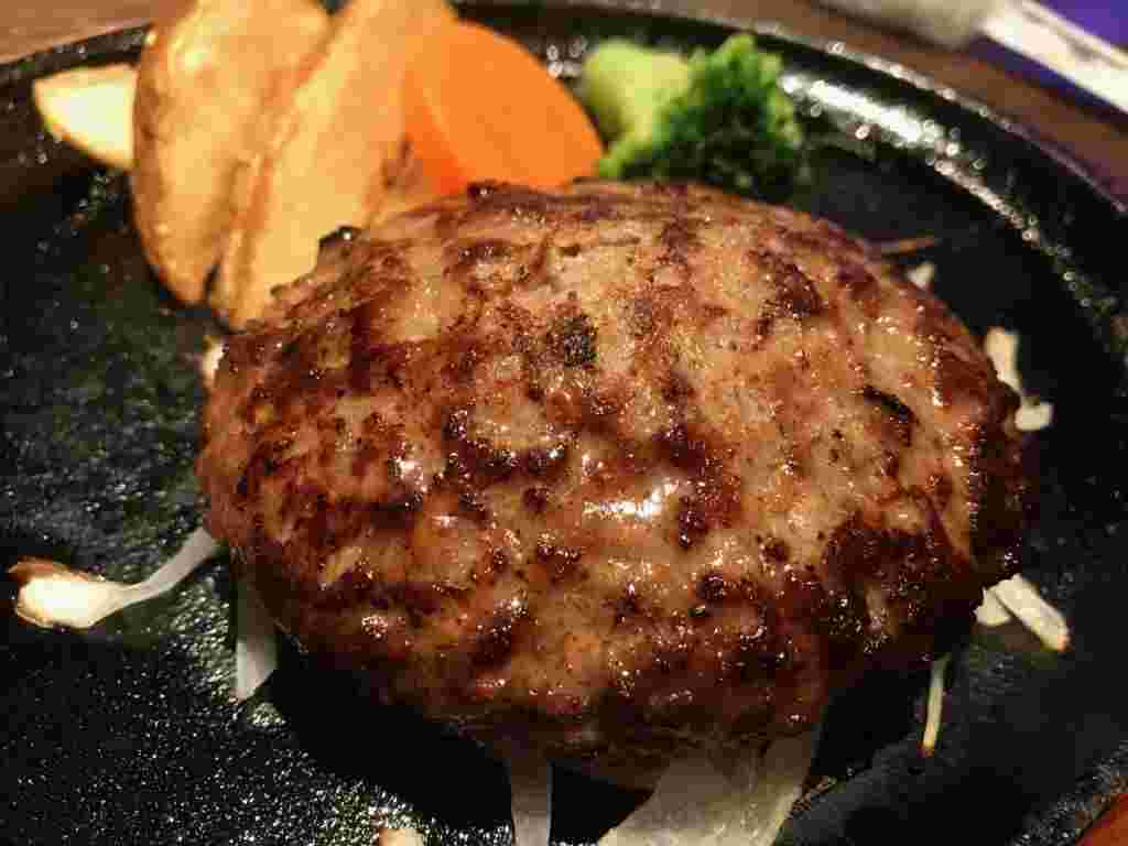ステーキあさくまのハンバーグ