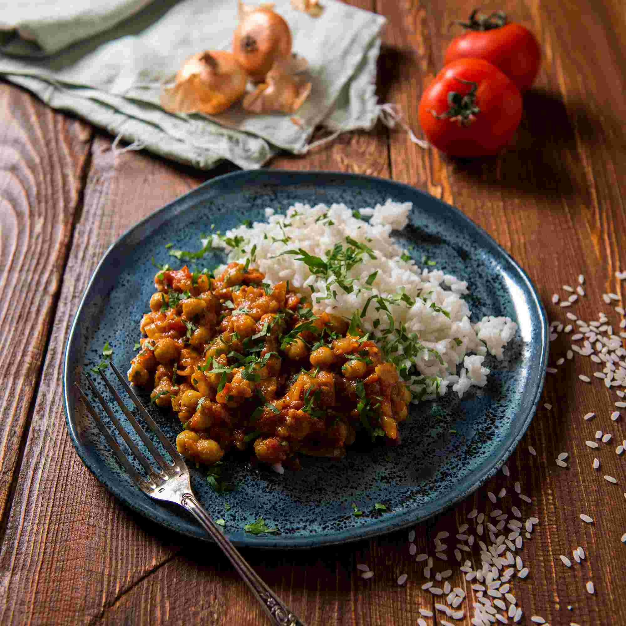 豆の入ったカレーライス