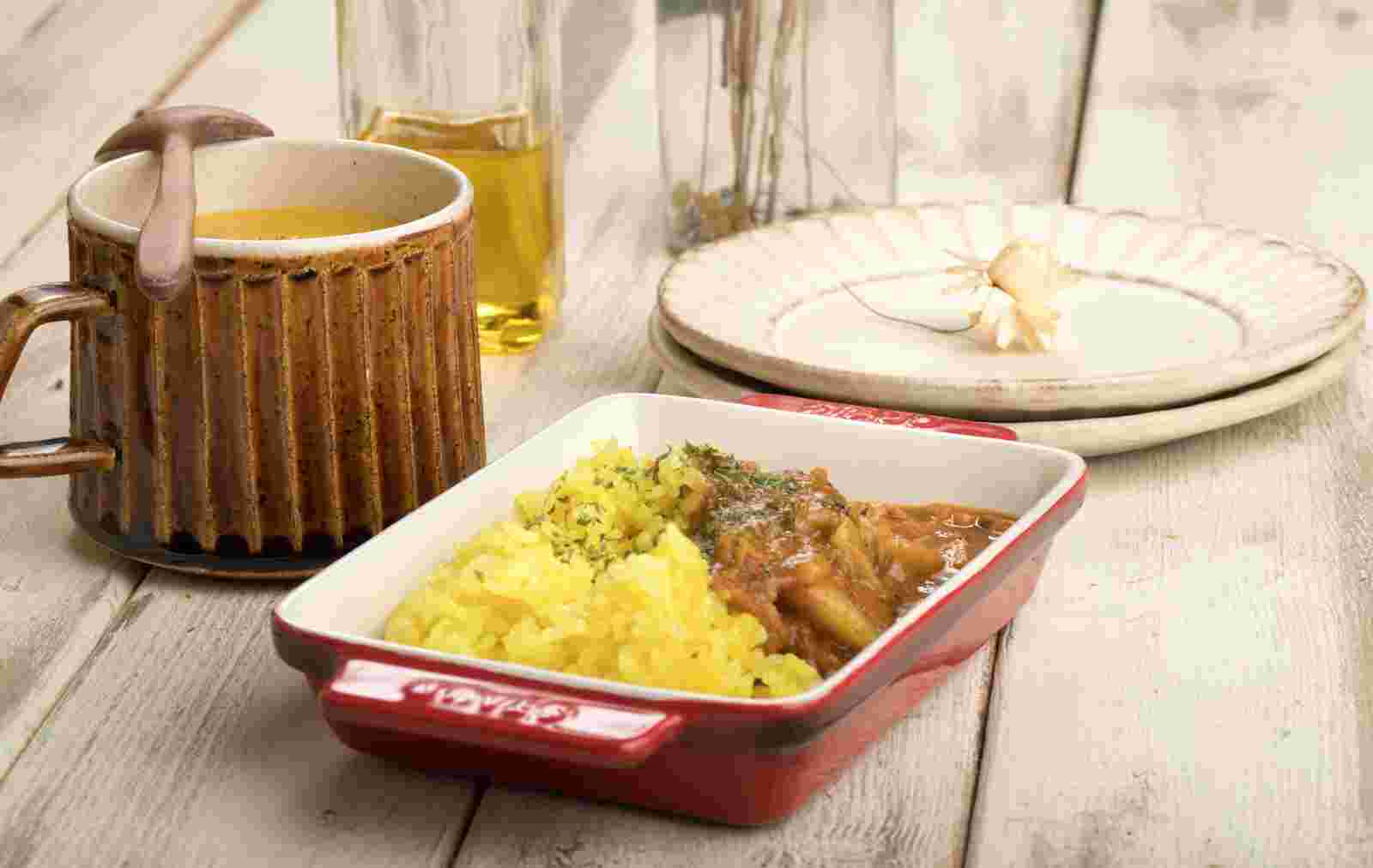 カレーライスとポタージュ
