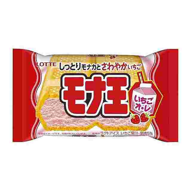 モナ王いちごオ・レのパッケージ