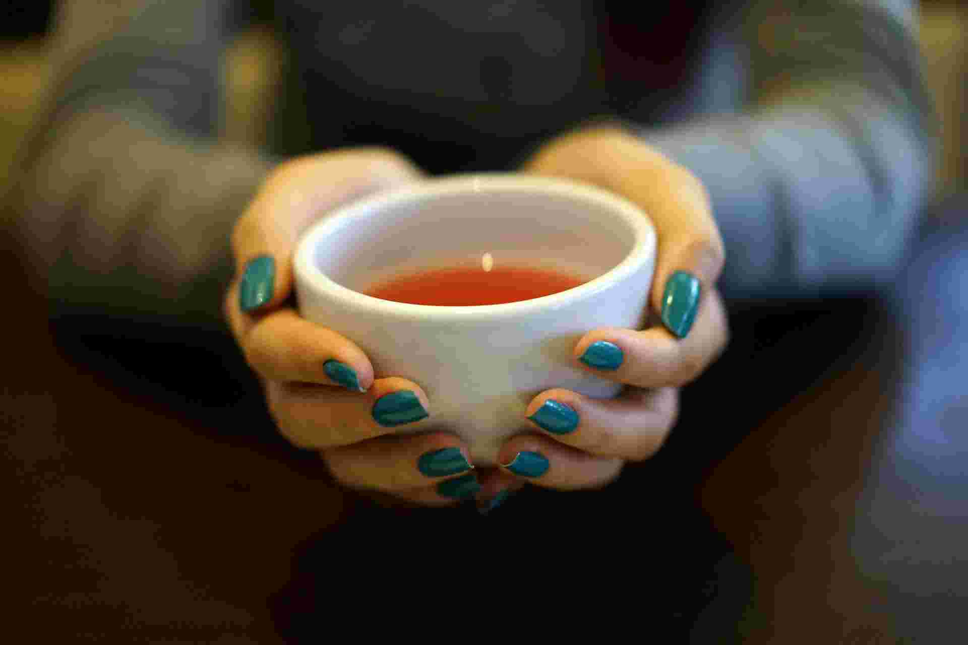 温かそうな紅茶