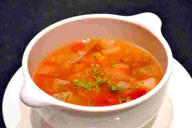 野菜たっぷりなミネストローネの画像