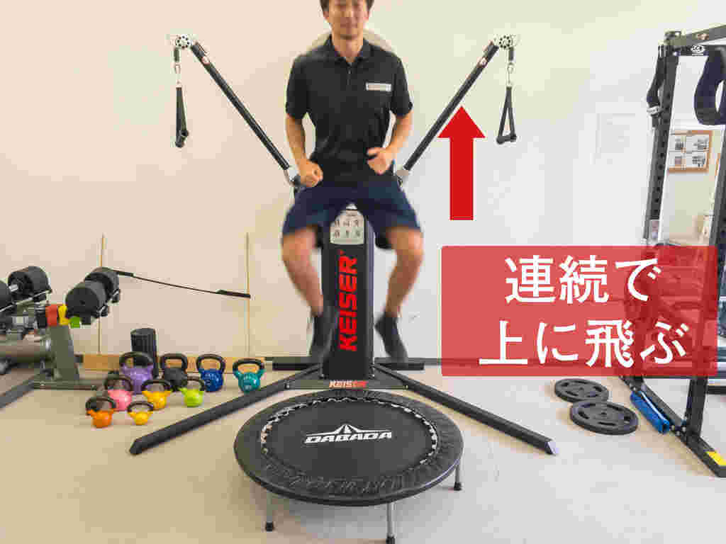 トランポリンダイエットを効果的にするウォーキング＋大ジャンプ