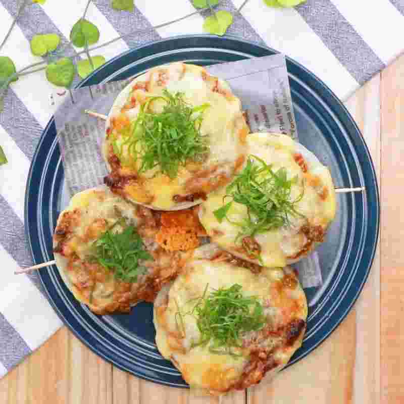 玉ねぎのくるみ味噌チーズ焼き