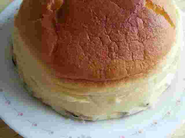 ピザ用チーズでスフレチーズケーキ
