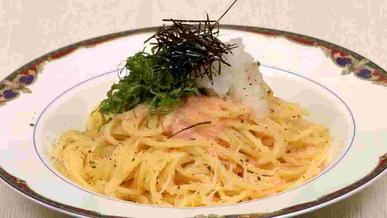 明太子のパスタ