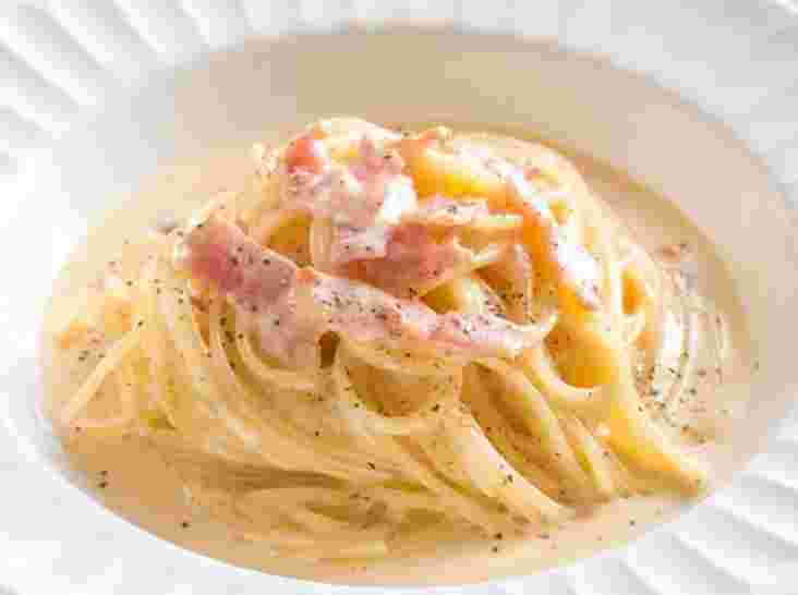 人気のパスタソース「カルボナーラ」