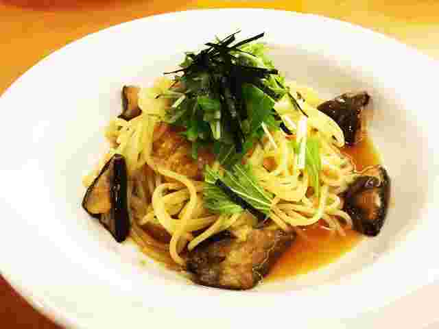 なすの和風パスタ