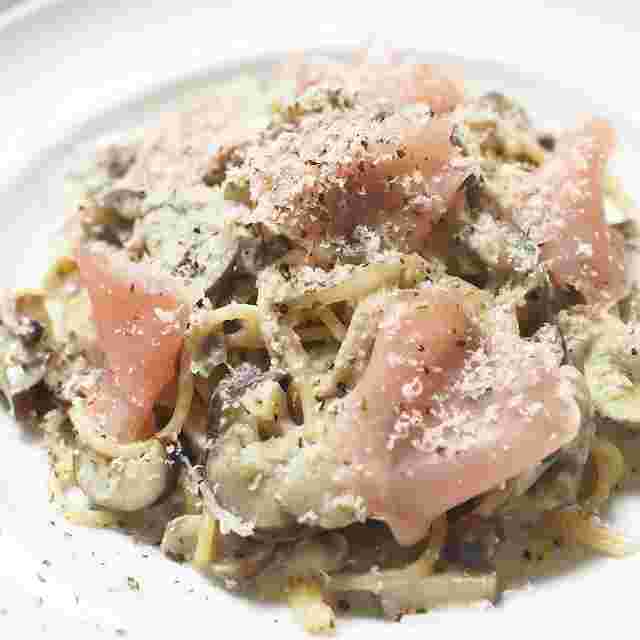 なすのワンポット豆乳クリームパスタのレシピ