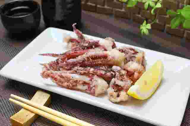 イカゲソの唐揚げ