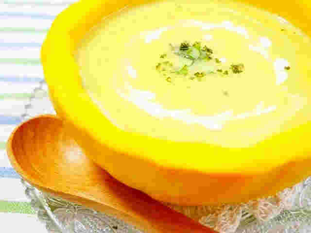 コリンキーで作った冷たいスープ