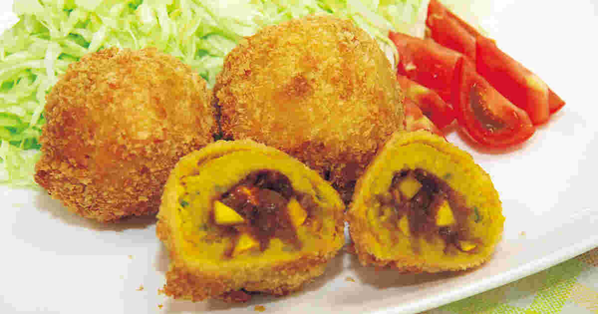 コリンキーとかぼちゃで作ったコロッケ