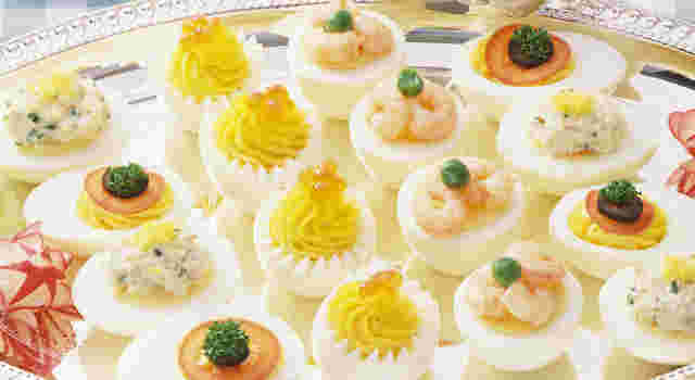 誕生日パーティーにおすすめのゆで卵のオードブル