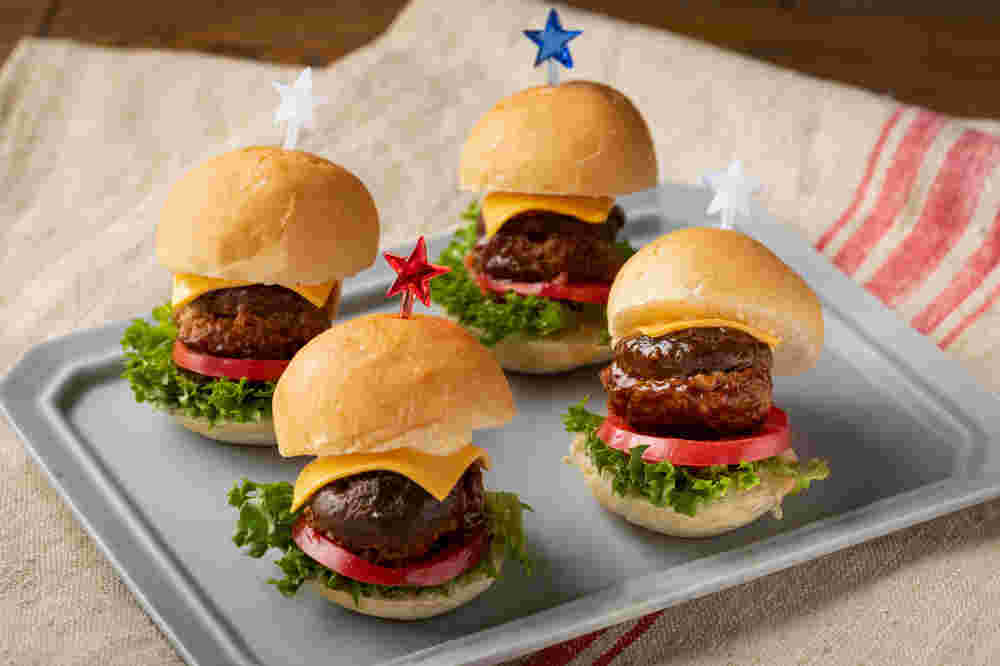 誕生日パーティーにおすすめのしいたけミニバーガー
