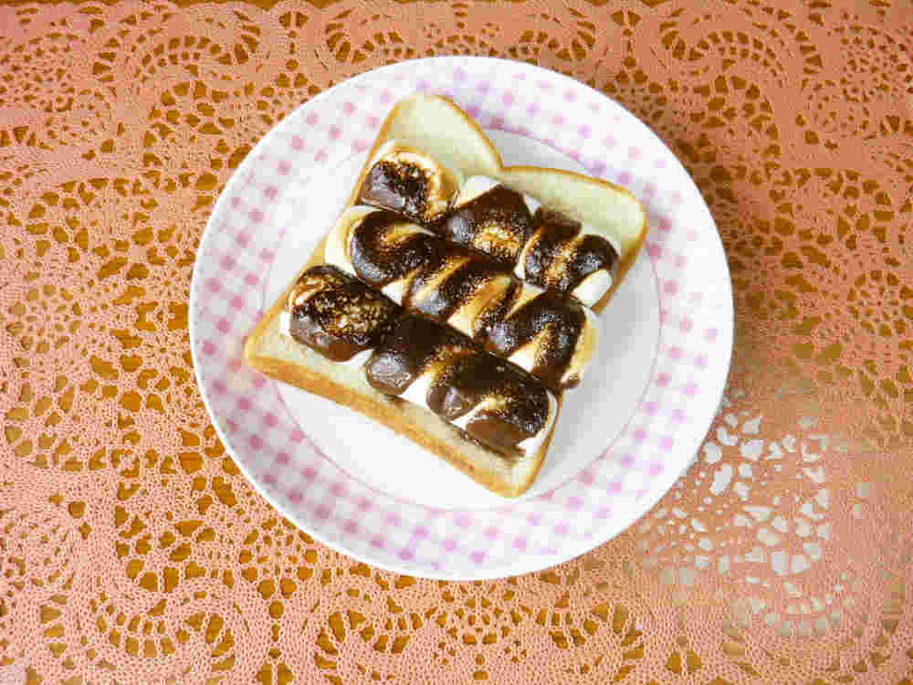 チョコマシュマロトースト