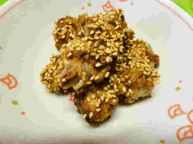 里芋の鯛味噌和え