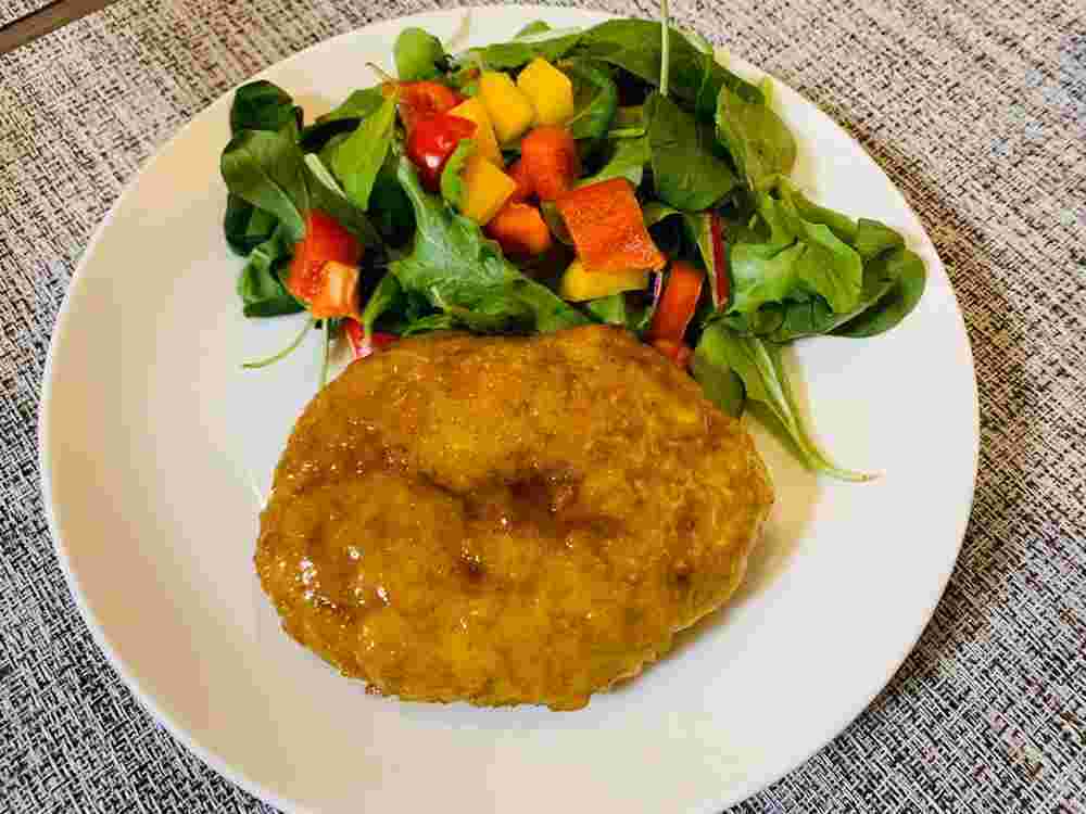 味覇入りの豆腐ハンバーグ
