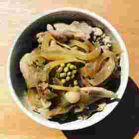 粉山椒を使った豚丼