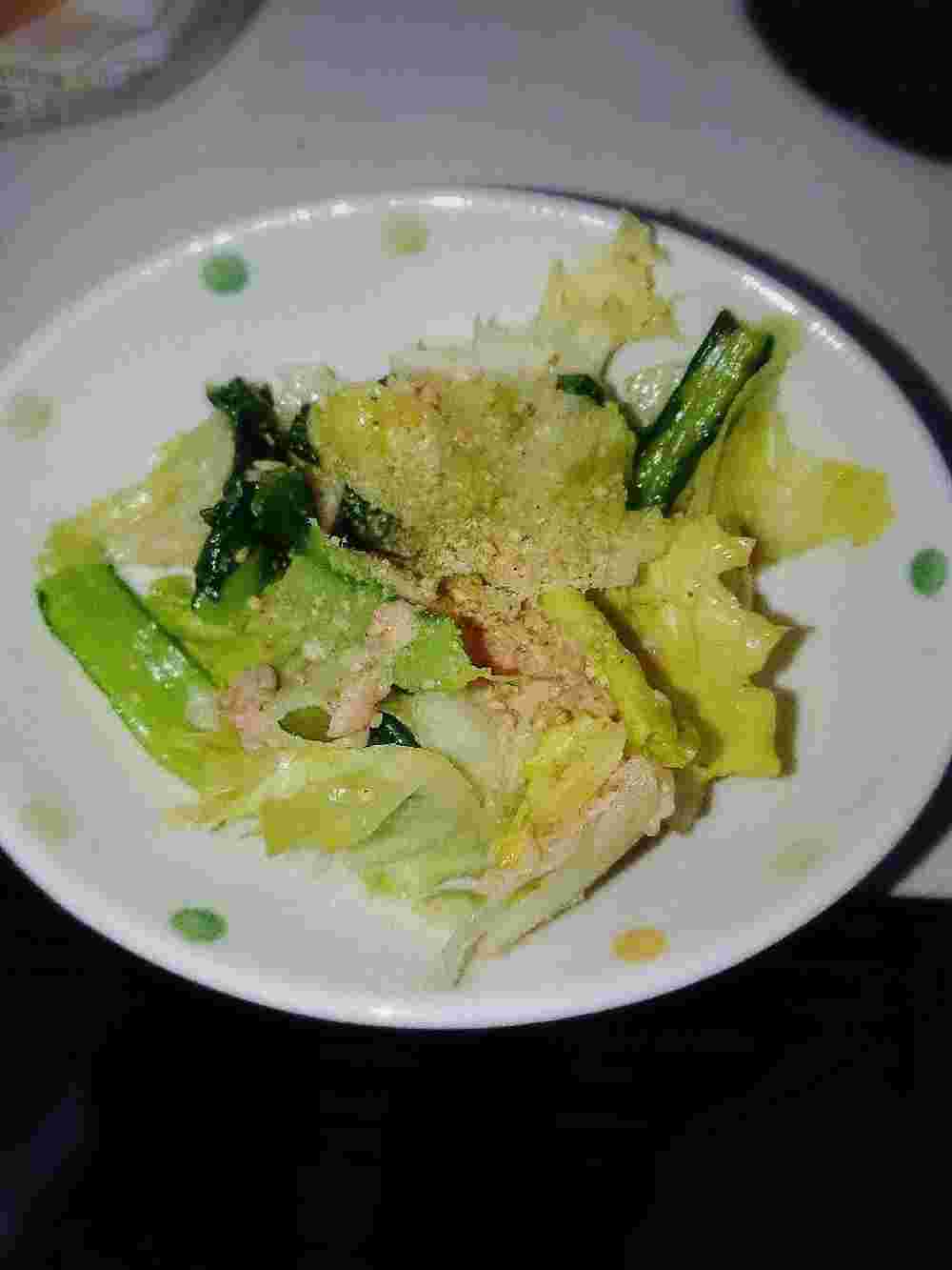 レタスと小松菜のツナ中華サラダ