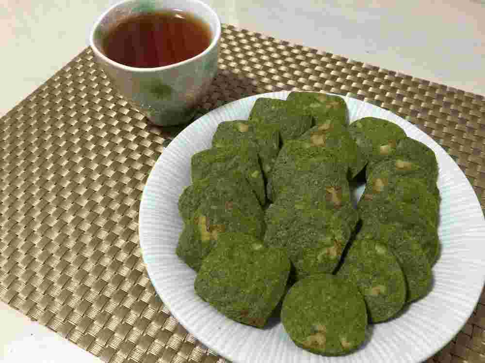 卵不使用抹茶豆乳クッキー